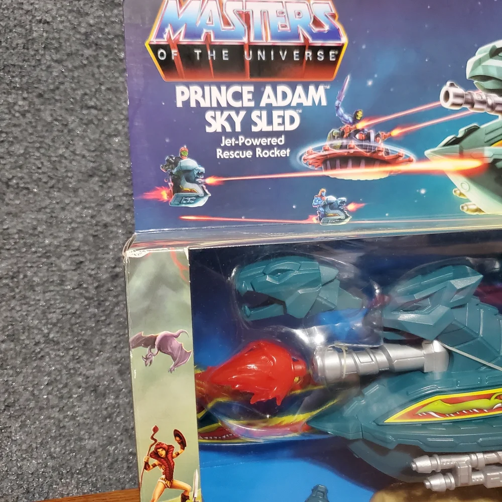 Action Figure Masters Of The Universe Origins Prince Adam With Sky Sled 2019 New